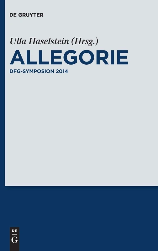 Allegorie: Dfg Symposion 2014