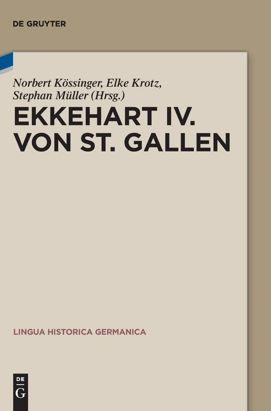 Ekkehart IV. von St. Gallen: 8 (Lingua Historica Germanica) - Image 1