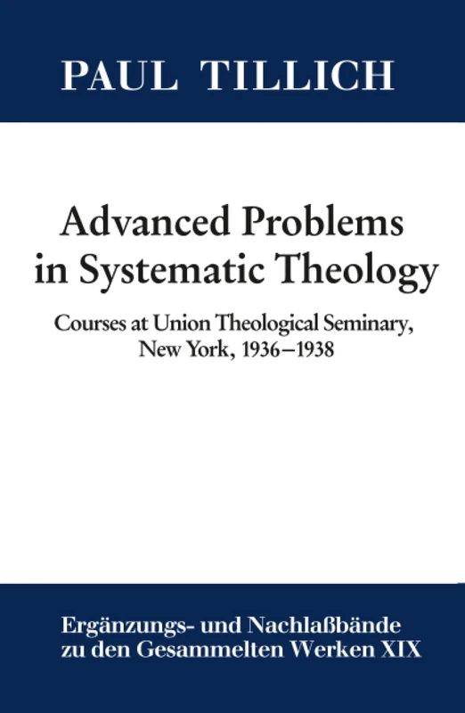 De Gruyter - Advanced Problems in Systematic Theology Book - Image 1