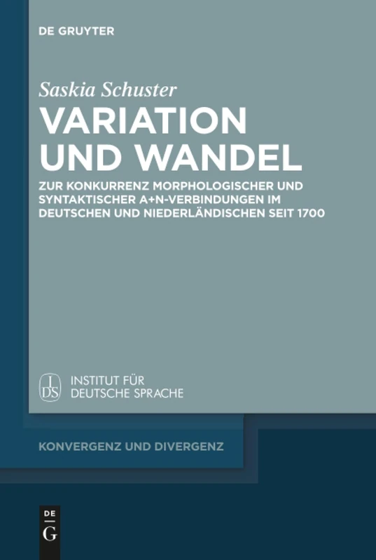 Variation und Wandel: Zur Konkurrenz morphologischer und syntaktischer A+N-Verbindungen im Deutschen und Niederländischen seit 1700: 4 (Konvergenz und Divergenz, 4)