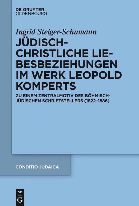 De Gruyter Kompert Jewish-Christian Relations - Conditio Judaica