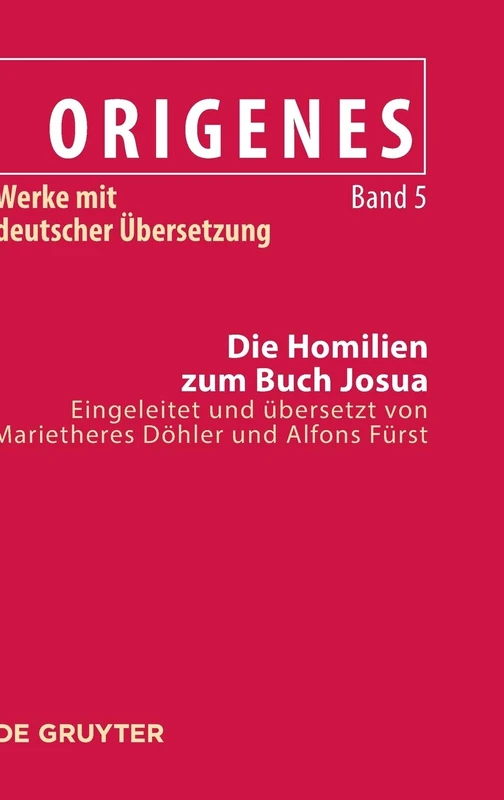 Die Homilien zum Buch Josua