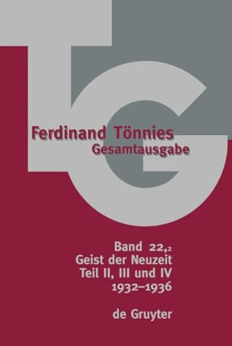 1932-1936: Geist der Neuzeit, Teil II, III und IV