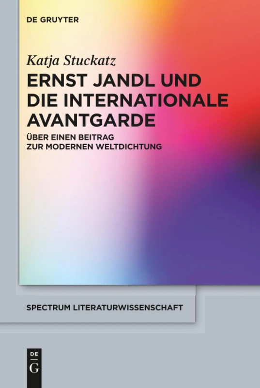 Ernst Jandl und die internationale Avantgarde - De Gruyter