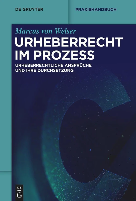 Urheberrecht im Prozess: Urheberrechtliche Ansprüche und ihre Durchsetzung (De Gruyter Praxishandbuch)