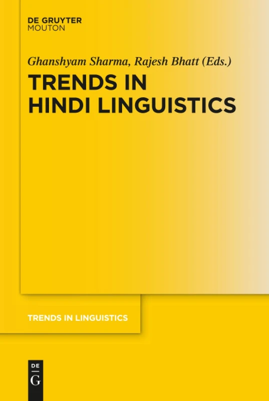 Trends in Hindi Linguistics: 325 (Trends in Linguistics. Studies and Monographs [TiLSM], 325) - Image 1
