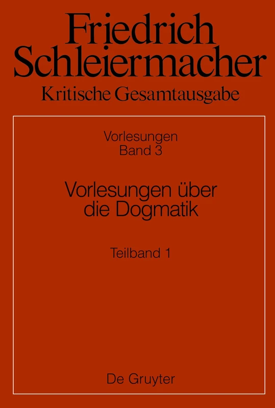 Vorlesungen Über Die Dogmatik - Image 1