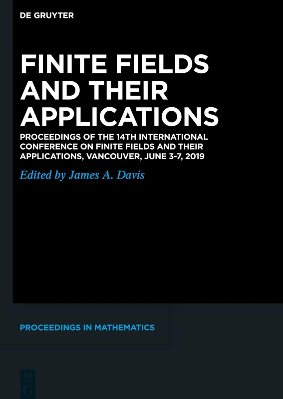 De Gruyter Finite Fields and their Applications Proceedings