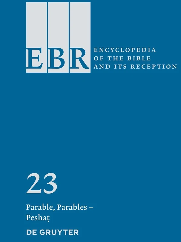 De Gruyter Parable, Parables - Peshat Encyclopedia Book - Image 1