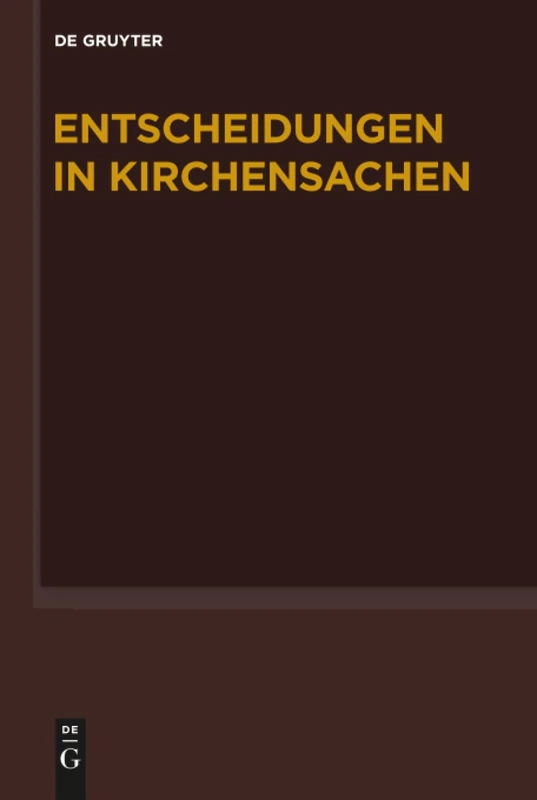 Entscheidungen in Kirchensachen seit 1946, Band 66, 1.7.2015-31.12.2015