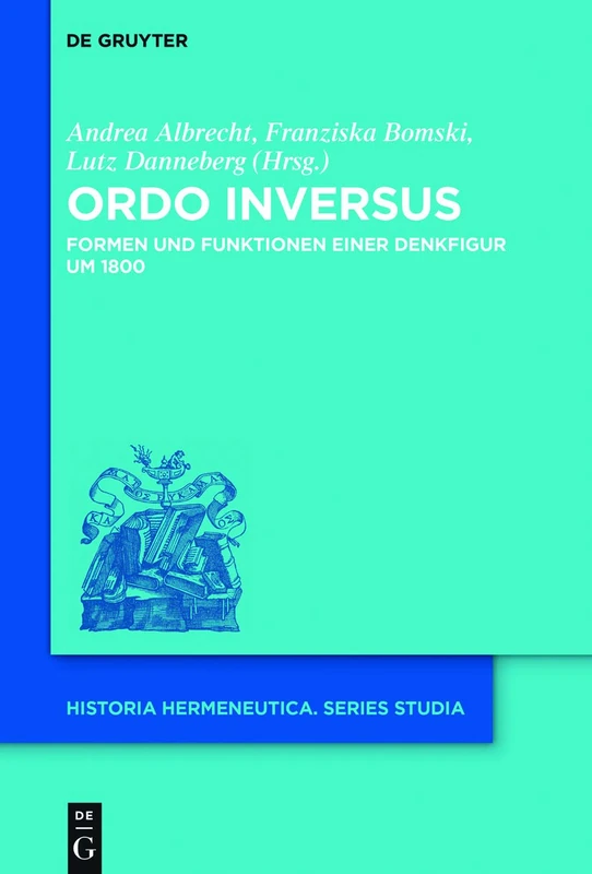 De Gruyter Ordo inversus: Formen und Funktionen - Book 19