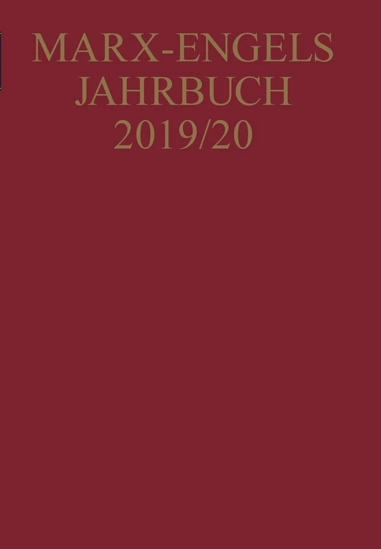 Marx-Engels-Jahrbuch 2019/20