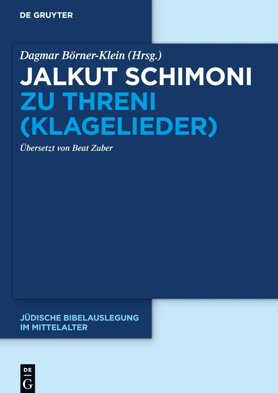 Jalkut Schimoni zu Threni (Klagelieder)