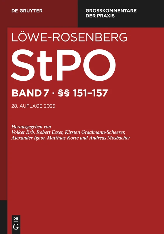 §§ 151-157 (Großkommentare Der Praxis)