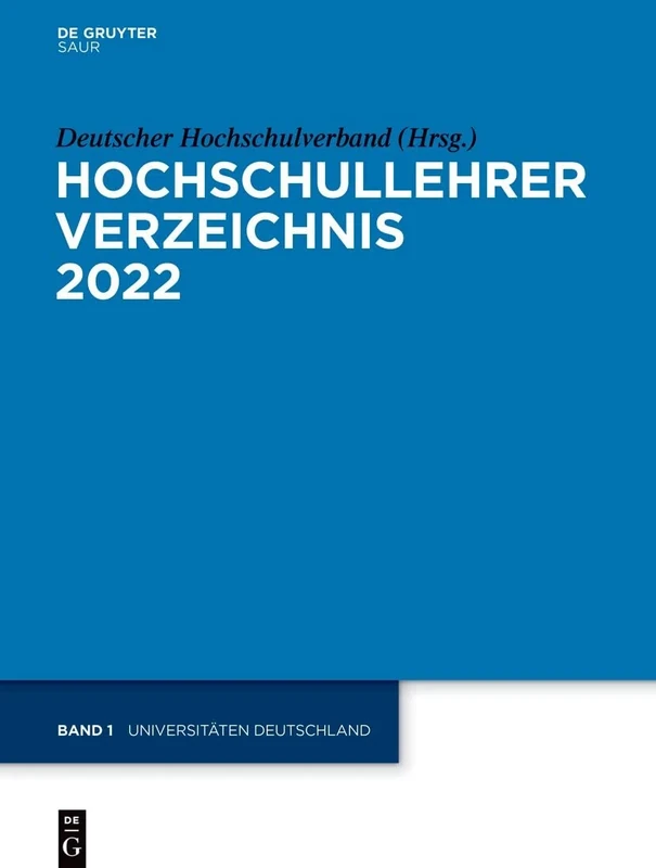 Universitäten Deutschland (Hochschullehrer Verzeichnis)