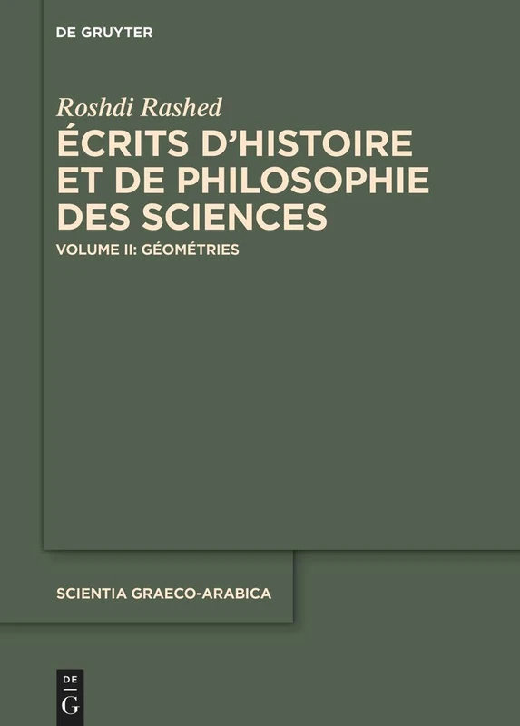 Géométries: 36 (Scientia Graeco-Arabica, 36/2)