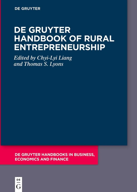 De Gruyter Handbook of Rural Entrepreneurship - Business Book