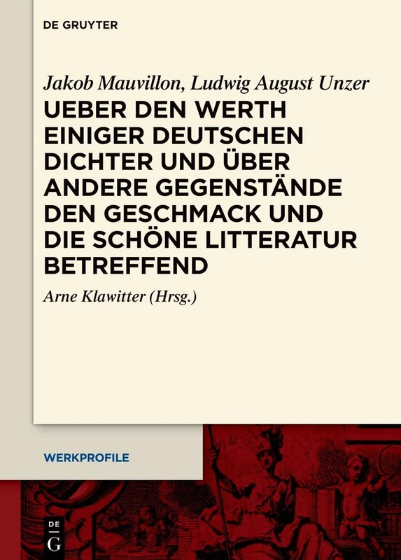 De Gruyter - Ueber den Werth einiger Deutschen Dichter (21)