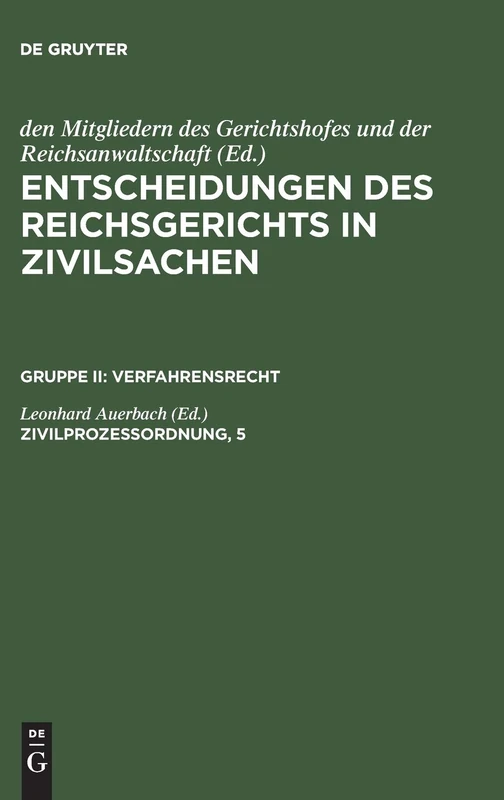 Zivilprozessordnung, 5
