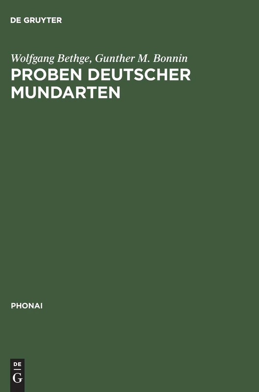 Proben deutscher Mundarten: 5 (Phonai) - Image 1
