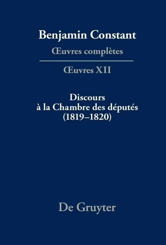 Discours à la Chambre des députés (1819–1820) - Image 1