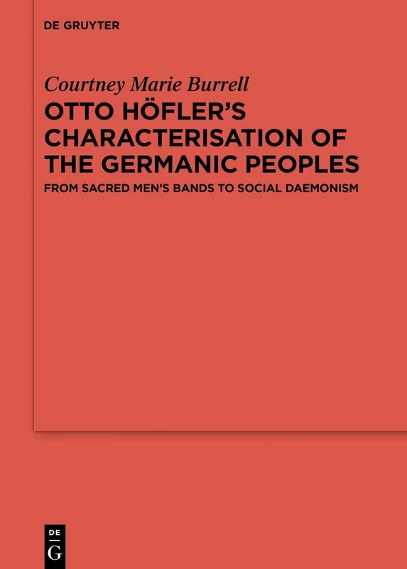 De Gruyter Otto Hofler Characterisation of Germanic Peoples