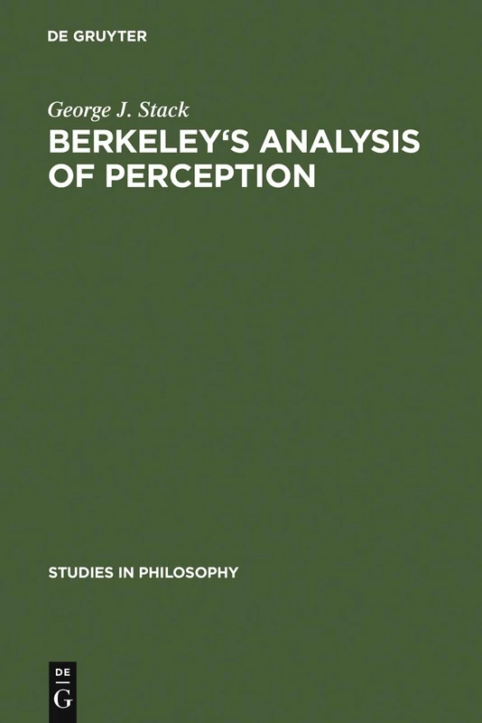 Berkeley's analysis of perception: 21 (Studies in Philosophy, 21) - Image 1