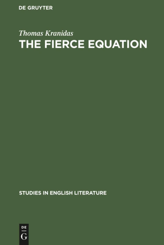 The fierce equation: A study of Milton's decorum: 10 (Studies in English Literature, 10)
