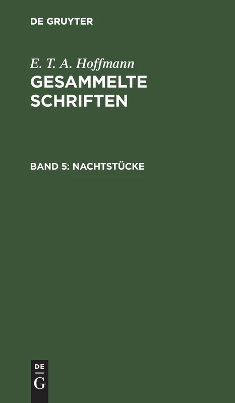 Nachtstücke: Zwei Theile: 5