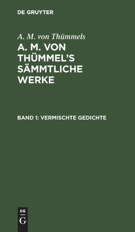 Vermischte Gedichte: 1
