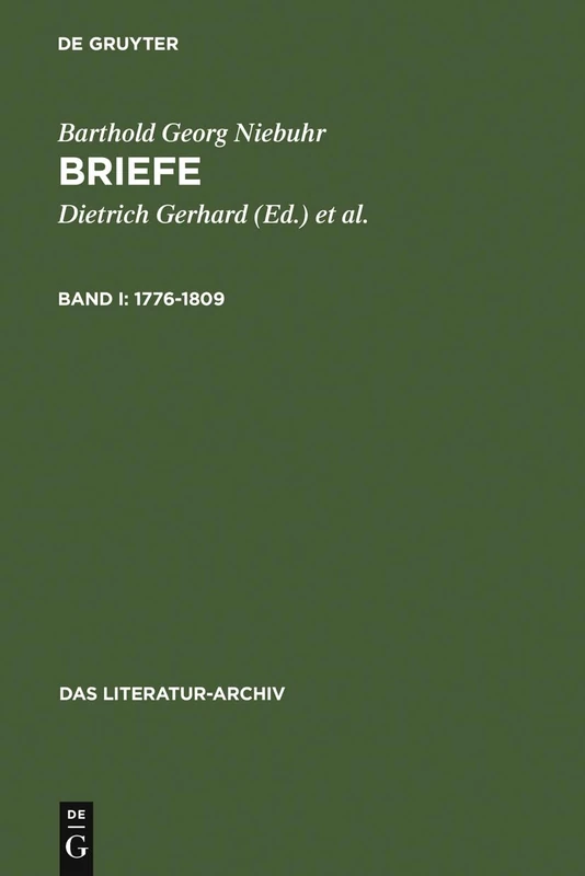 1776-1809: 1 (Literatur Und Archiv)