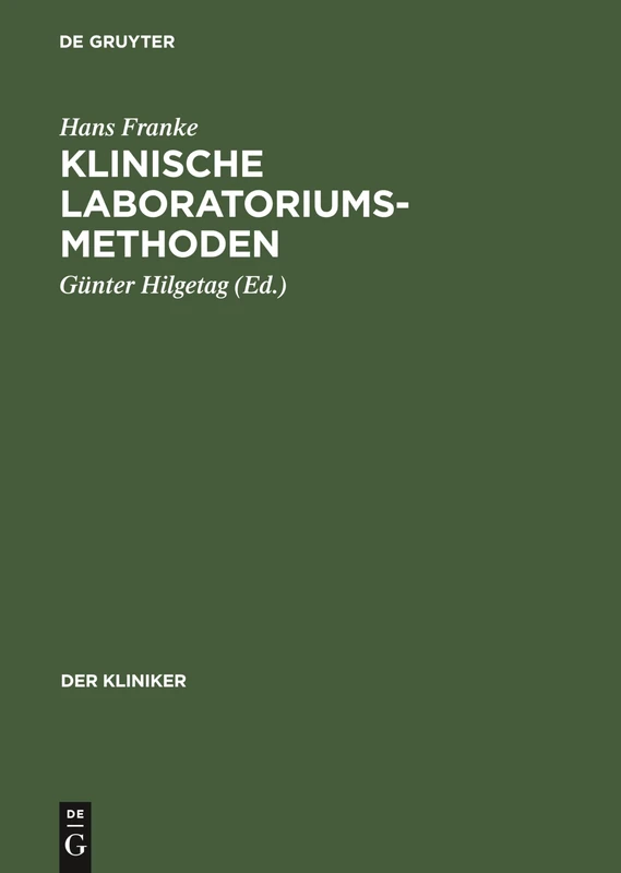 Klinische Laboratoriumsmethoden (Kliniker)