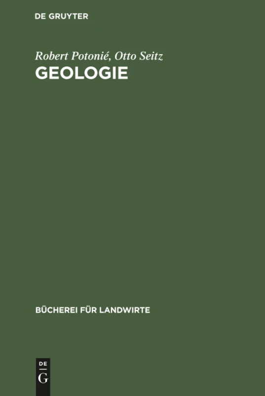 Geologie: 1 (Bücherei Für Landwirte)