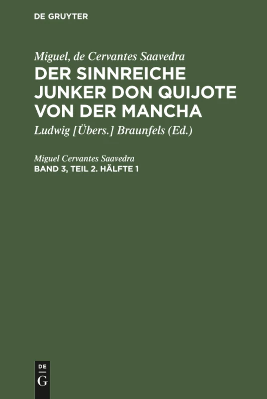 Der sinnreiche Junker Don Quijote von der Mancha: Hälfte 1: 3 - Image 1