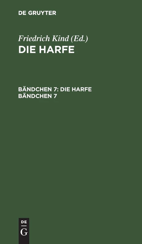 Die Harfe. Bändchen 7