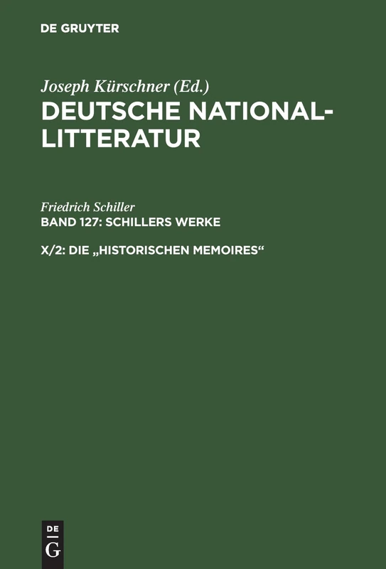 Die "historischen Memoires"