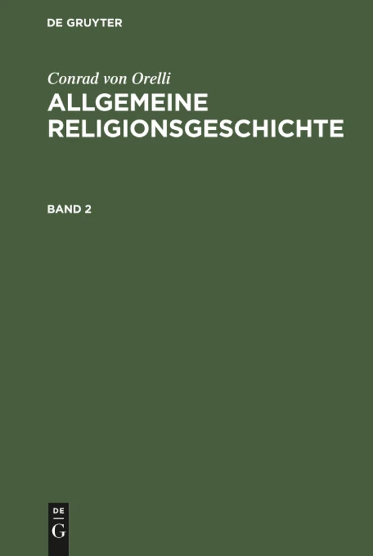 Allgemeine Religionsgeschichte: 2