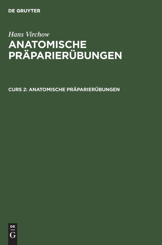 Anatomische Präparierübungen: Curs: 2