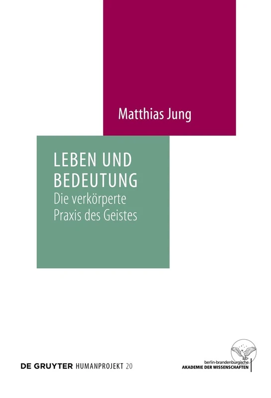 Leben und Bedeutung: Die verkörperte Praxis des Geistes: 20 (Humanprojekt, 20)