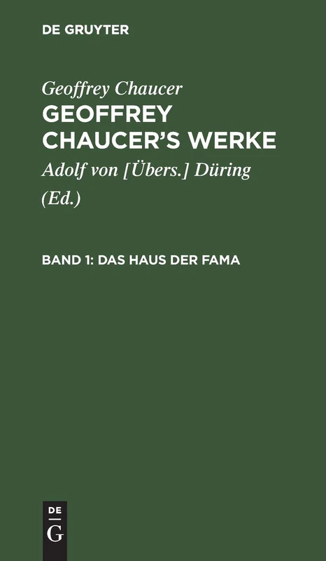 Das Haus der Fama: Aus: Geoffrey Chaucers Werke: 1 - Image 1