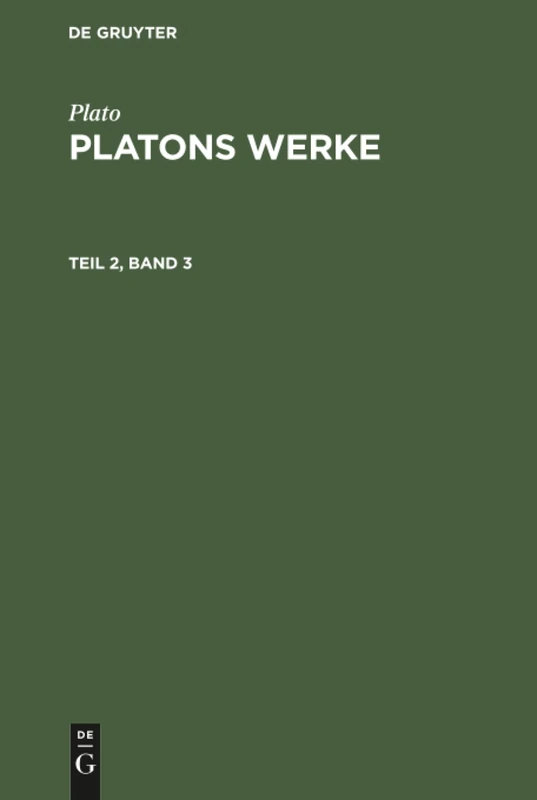 Platons Werke: 3