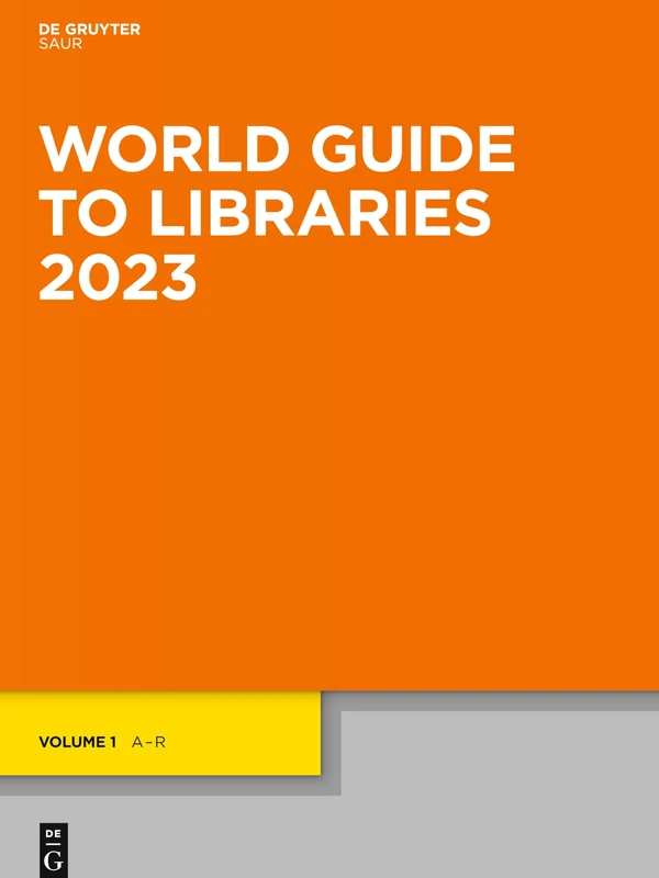 World Guide to Libraries 2023