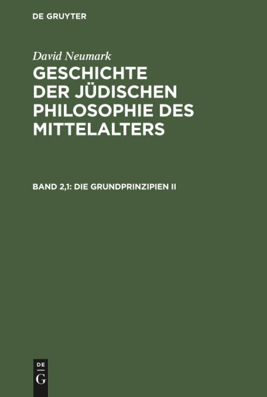 Die Grundprinzipien II: Drittes Buch: Attributenlehre, Erste Hälfte: Altertum: 2