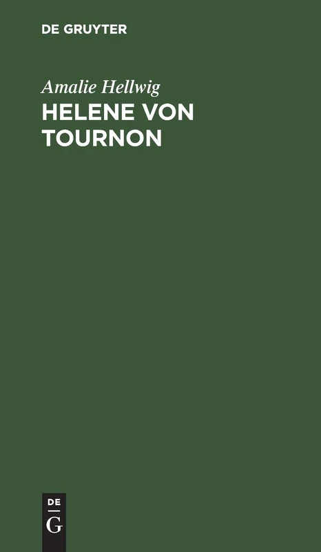 Helene Von Tournon: Erzählung - Image 1