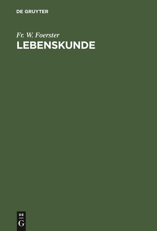 Lebenskunde: Ein Buch Für Knaben Und Mädchen