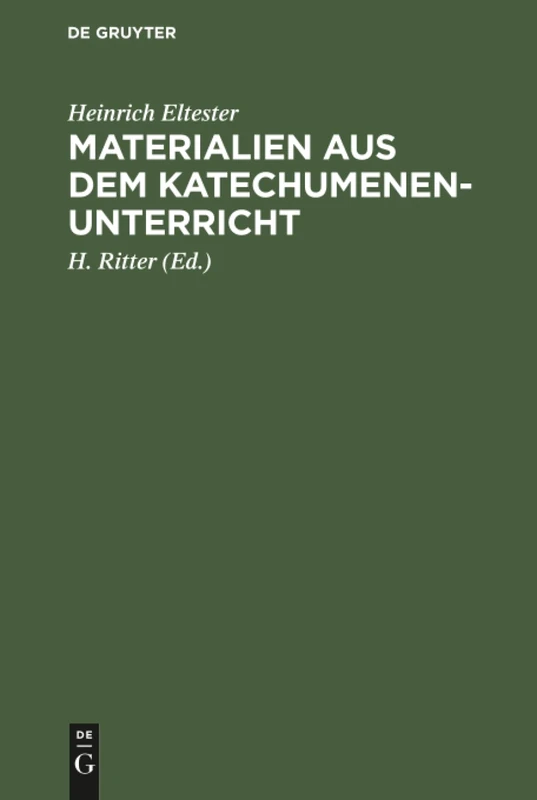 Materialien aus dem Katechumenen-Unterricht