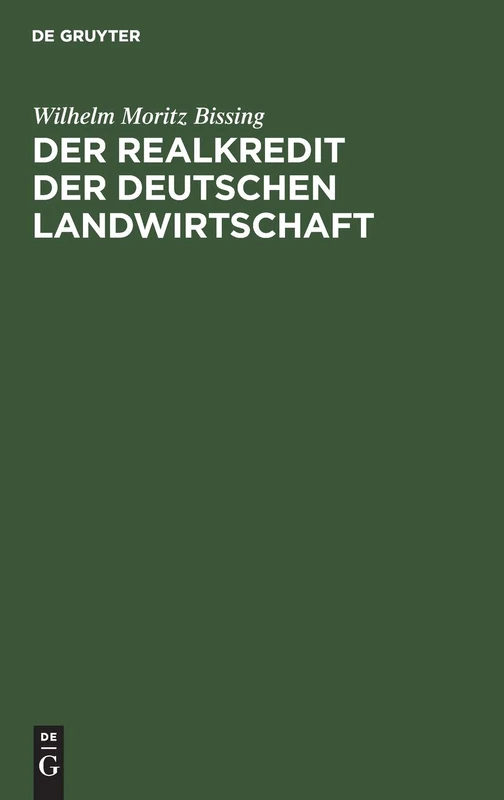 Der Realkredit der deutschen Landwirtschaft - Image 1