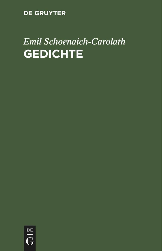 Gedichte