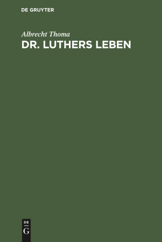 Dr. Luthers Leben: Fürs Deutsche Haus