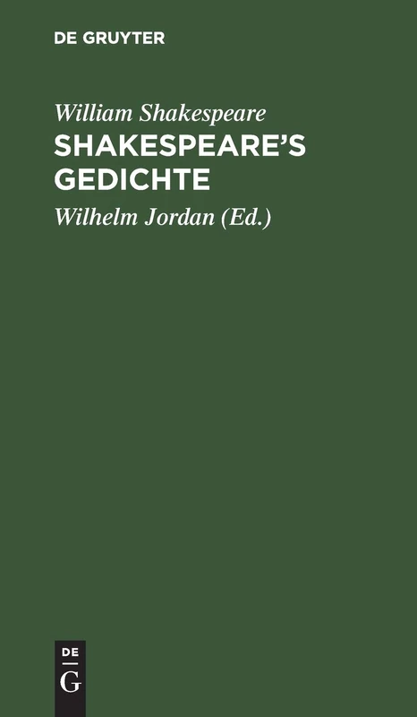 Shakespeare's Gedichte